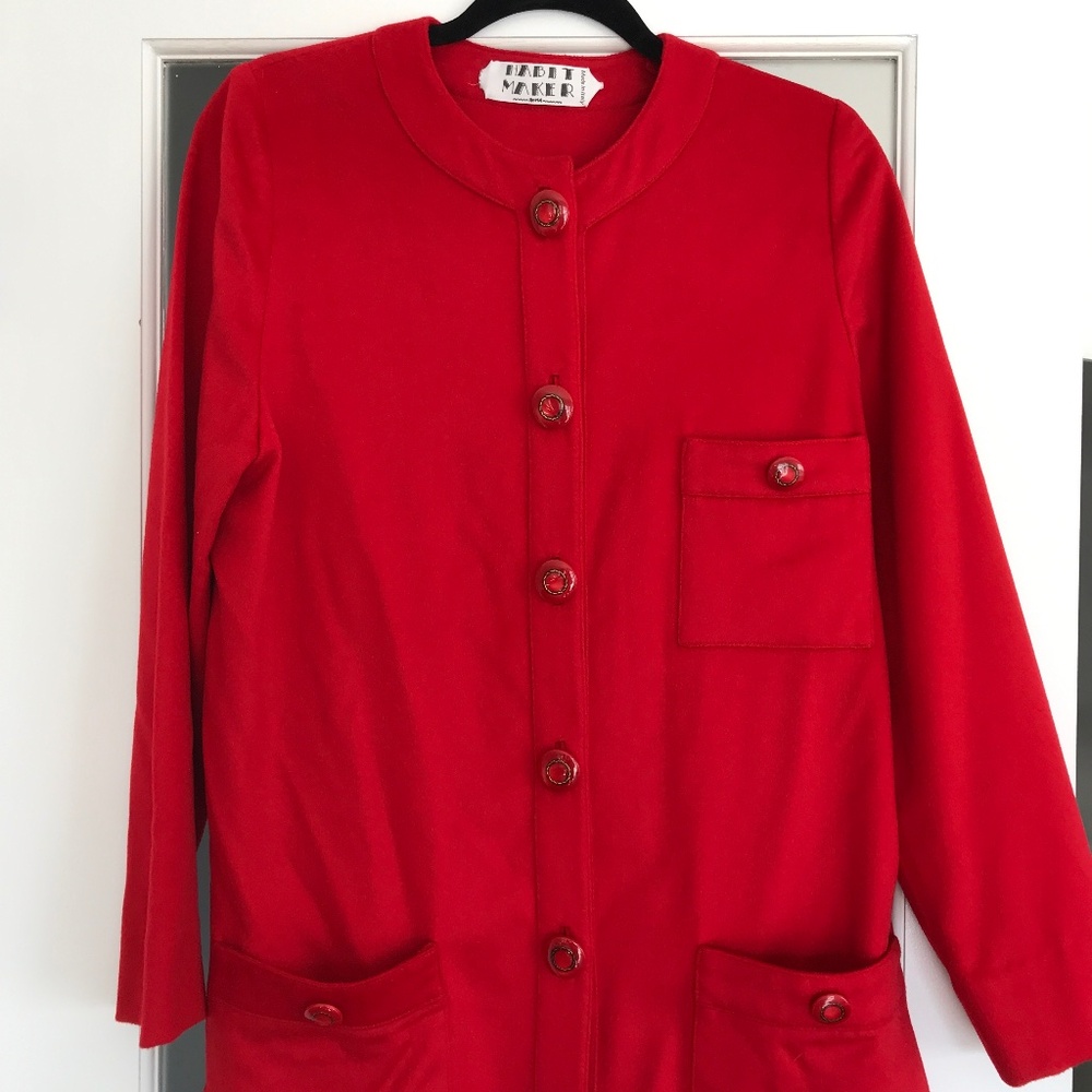 Vintage Italian Habit Maker Cardigan Blazer